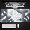 Černobílý Anděl Podložka pod myš Velká Herní PC Anime Krásná Dívka Podložka na stůl XXL Kreslený Laptop Klávesnice Herní Příslušenství Kancelářské Nastavení