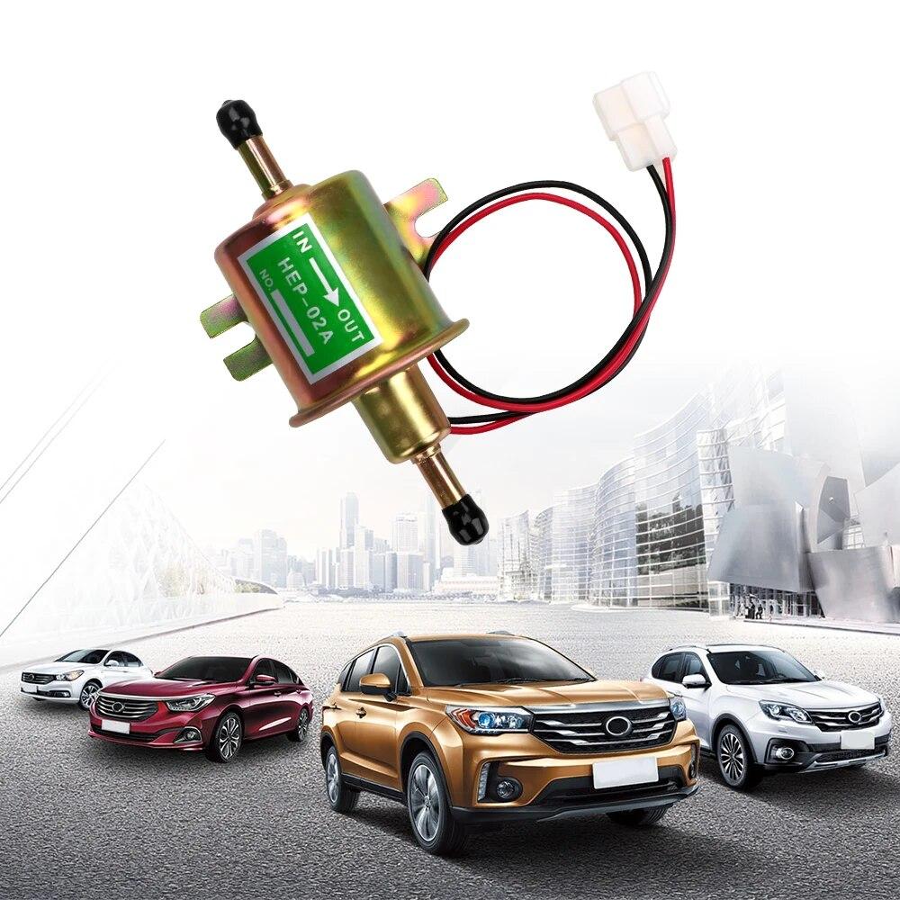 Bolt Fixing Wire Diesel For Car Carburetor Motorcycle ATV 12V Electric Petrol Pump HEP-02A Low Pressure Fuel Pump
