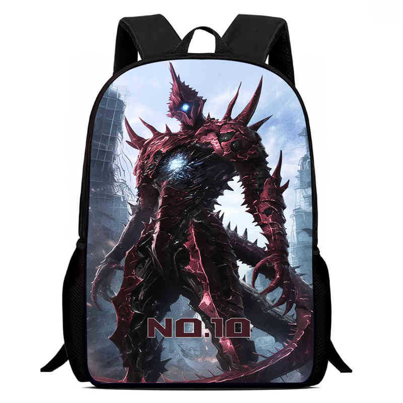 Monster No. 8 Schoolbag Multi-Functional Cross-Border Backpack