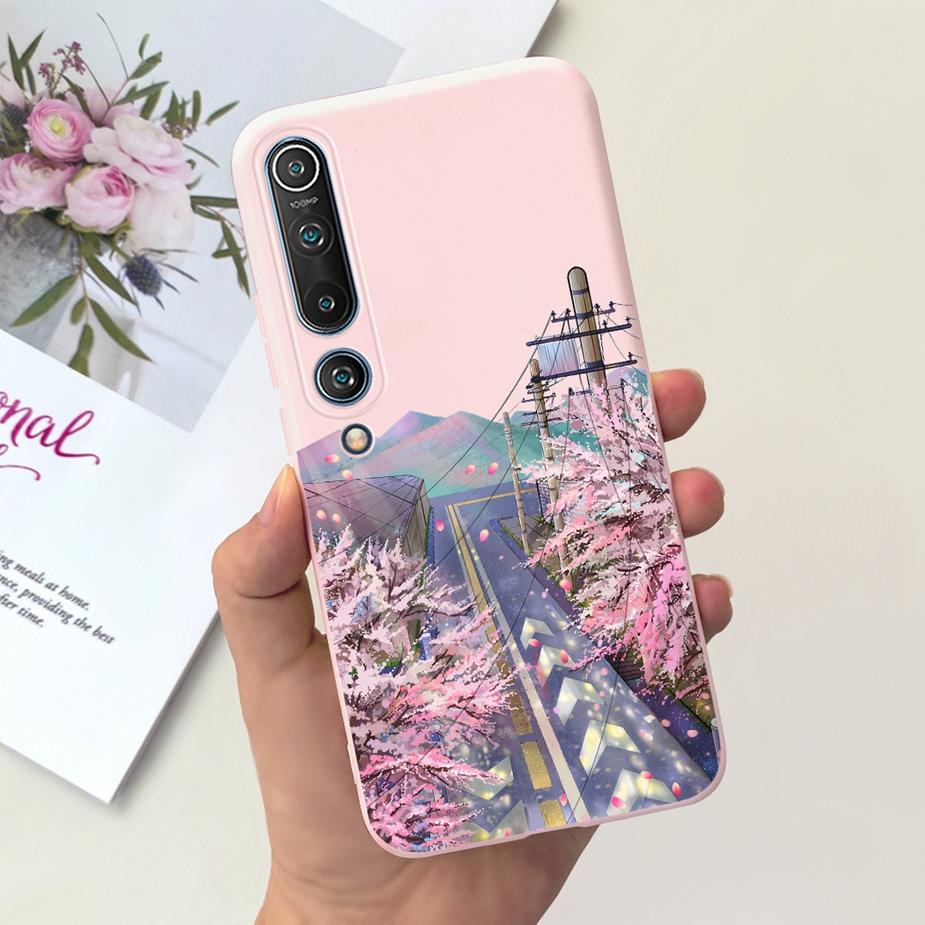 For Xiaomi Mi 10 Pro Case Cute Fashion Painted Cover Soft TPU Shockproof Phone Case For Xiaomi Mi 10 Lite Mi10 Pro 5G Full Coque