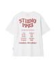 1993STUDIO Wave Studio Graphic T-Shirt_White