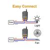 AC 90-256V Schalter 433MHz Relais Schalter Standby-Leistungsaufnahme 0,1W Empfängerempfindlichkeit -112dBm Für Funkalarme
