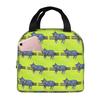 Cat Sleeps On A Tree Branch Insulated Lunch Bag for Women Office Cooler Thermal Food Box Tote Portable Lunch Boxes Container