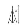 Live Broadcast Tripod Landing Type Camera Anchor Selfie Light Frame Metal Thermometer Holder