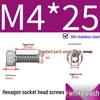 304 Stainless Steel Hex Socket Head Cap Screws, Cylindrical Head, DIN912.