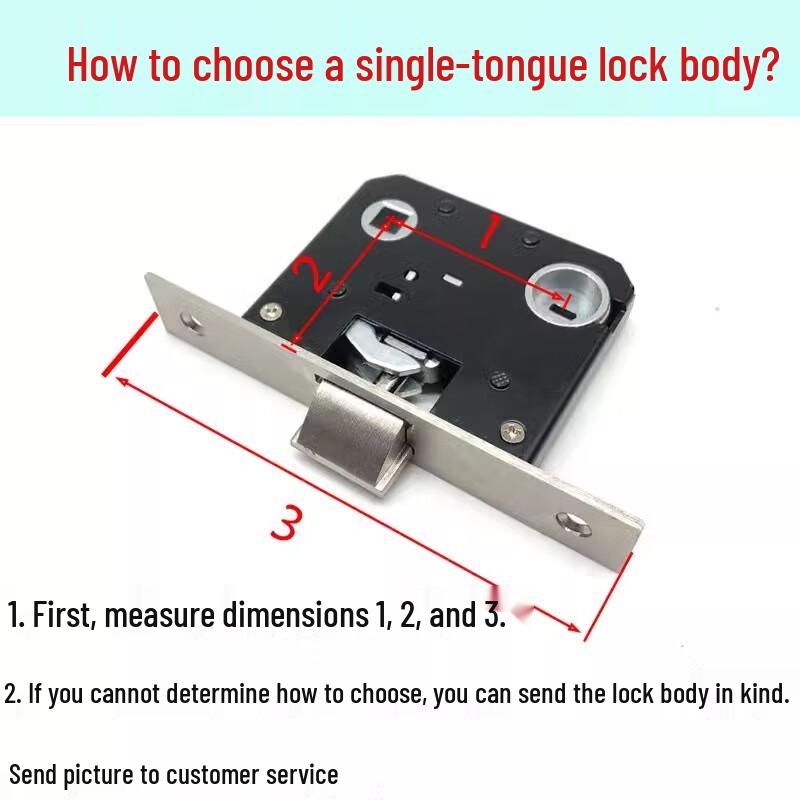 Qingwa Universal Stainless Steel Mortise Door Lock Body