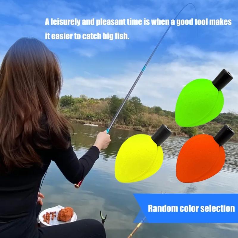18 Stück Schwimmende Posen Indikatoren Angelposen für Süßwasser Salzwasser Schaumstoffindikatoren Pose Fliegenfischen Pose