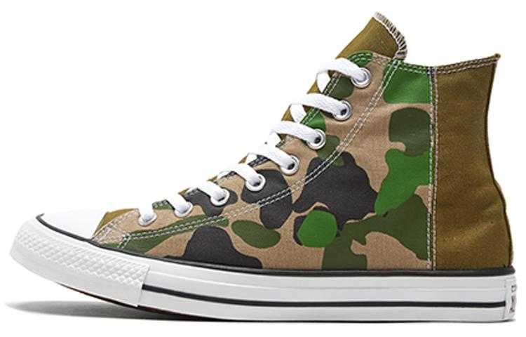 Converse Chuck Taylor All Star Hi Половина Зеленый Камуфляж 168907C 38