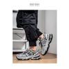 Casual Sports Shoes - Loose Sports Style Lace Up Low Top Shoes, for Outdoor Activities, Hiking, Skateboarding,Plus Size Fashionable Sports Shoes
