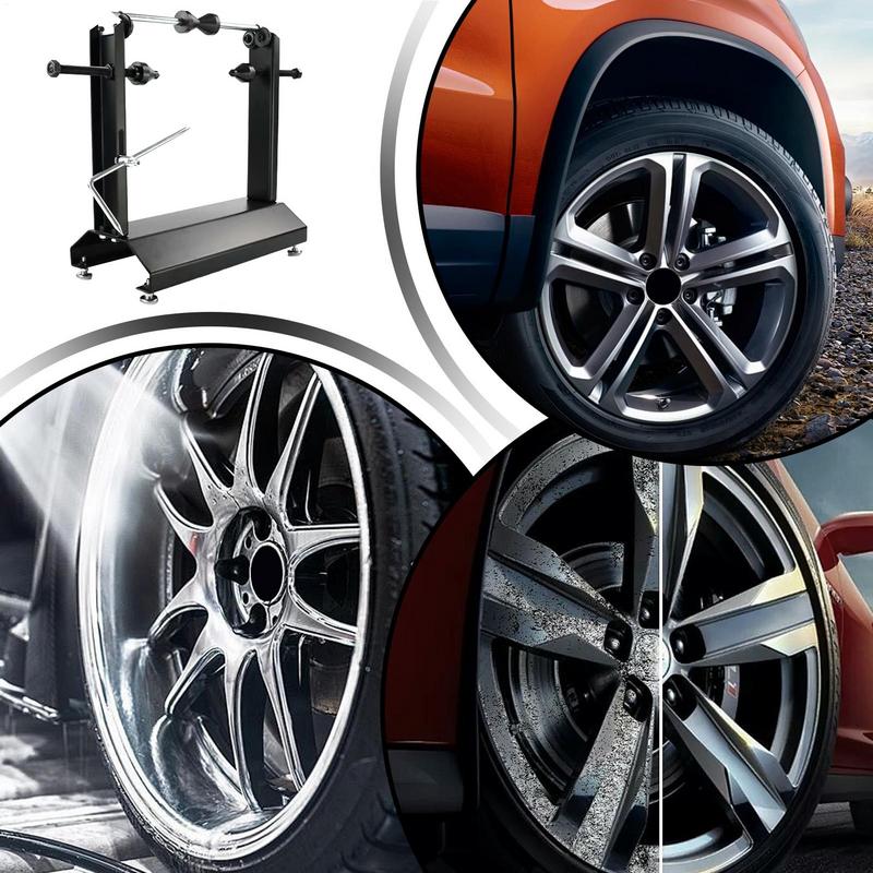 Tire Balancer Portable Spin Static Truing Stand Balancing Tool Motor Tire Changer Device Rim Repair Tools Tire Alignment Tools