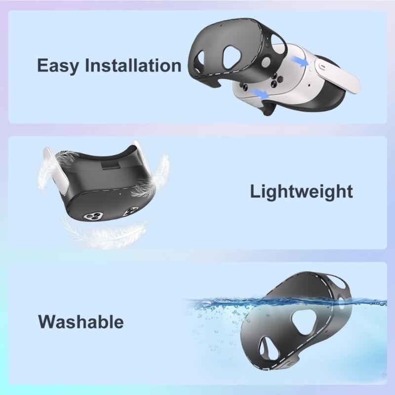 Innovative Silicone Virtual Reality Accessories Package With Lens Guard And Controller Covers For Better Virtual Experience