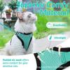 Reflective Cat & Small Dog Breathable Anti-Breakaway Chest Harness with Walking Rope