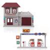 Model Railroads Simulation Rail Track Carriages Classic Train Set Vehicle Toy