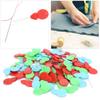 100Pcs Needle Threader Plastic Simple Old People Sewing Threading Steel Wire DIY Tool