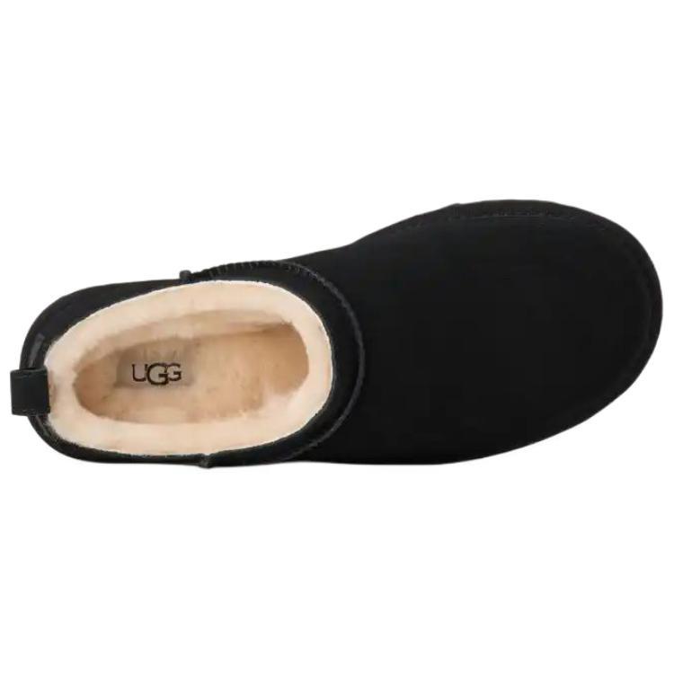 (WMNS) UGG Classic Micro Boots 'Black' Women's 1173891-BLK