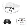 Foldable Remote Control Plane DIY Assembly Electric Aircraft Model Paper Airplane Kit  Children
