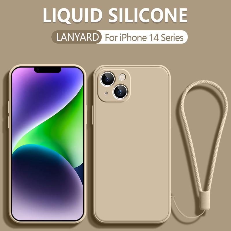 Guscio per telefono in gomma siliconica color caramella resistente agli urti e antiurto per iPhone 17 Air 17 Pro Max 16 15 14 13
