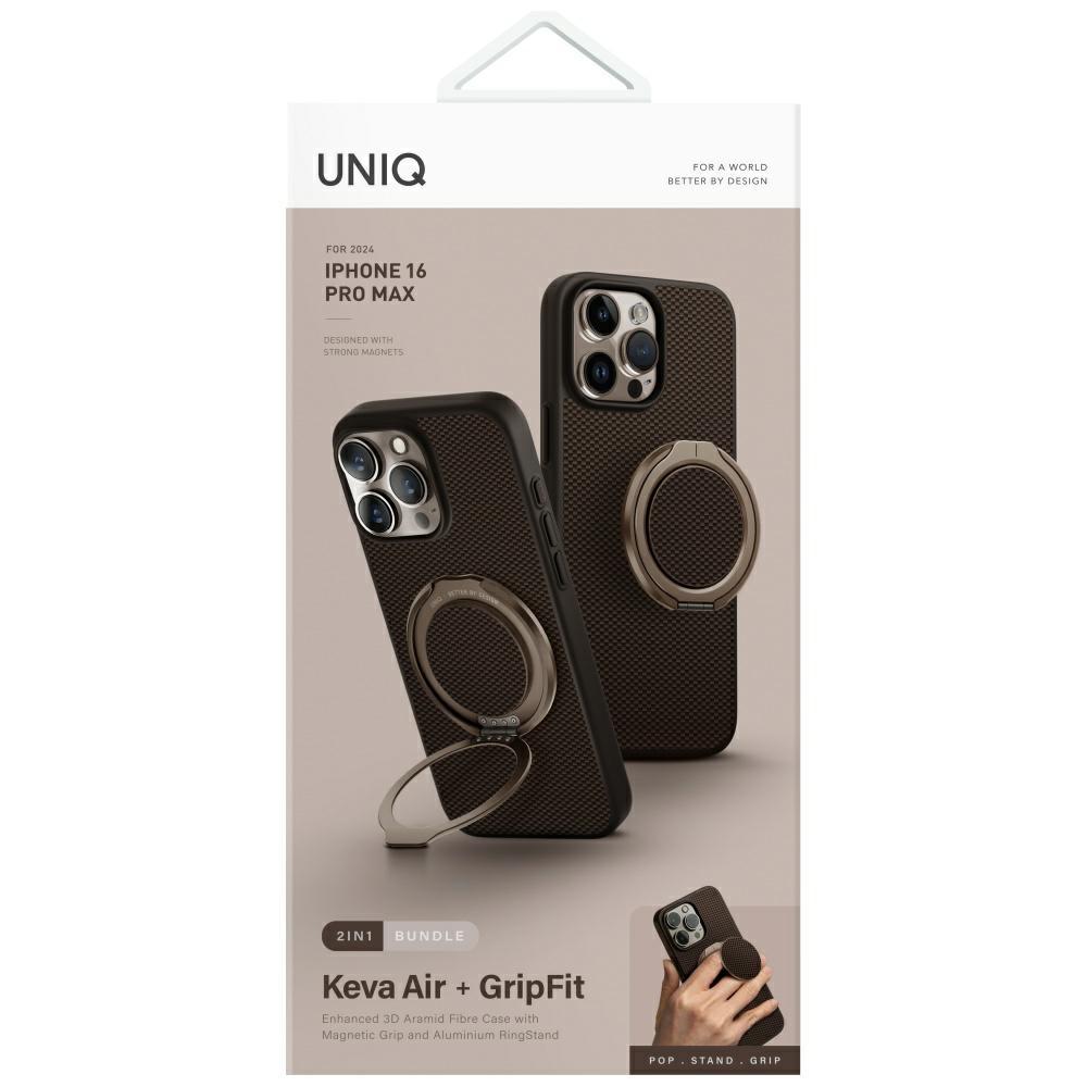 Etui do iPhone 16 Pro Max UNIQ MagSafe Brązowy