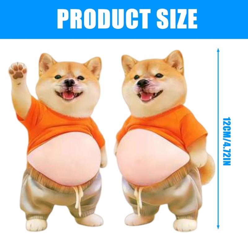 Belly Dog Stickers Fun Stress Relief Toy for Hand Sensory Needs Relaxation and Entertainment