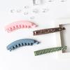 5 Stück Modische Bananen-Haarspangen Haarschmuck Starker Halt Design Für Verschiedene Haartypen Leopardenmuster Kunststoff-Haarspange