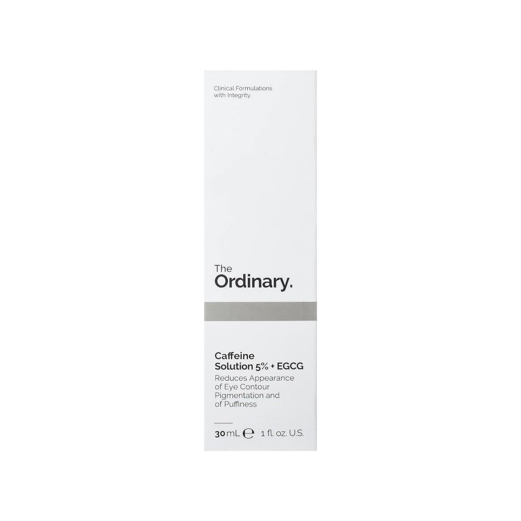 [The Ordinary] Caffeine Solution 5% + EGCG, 30ml | Reduces Appearance of Eye Contour Pigmentation and Puffiness