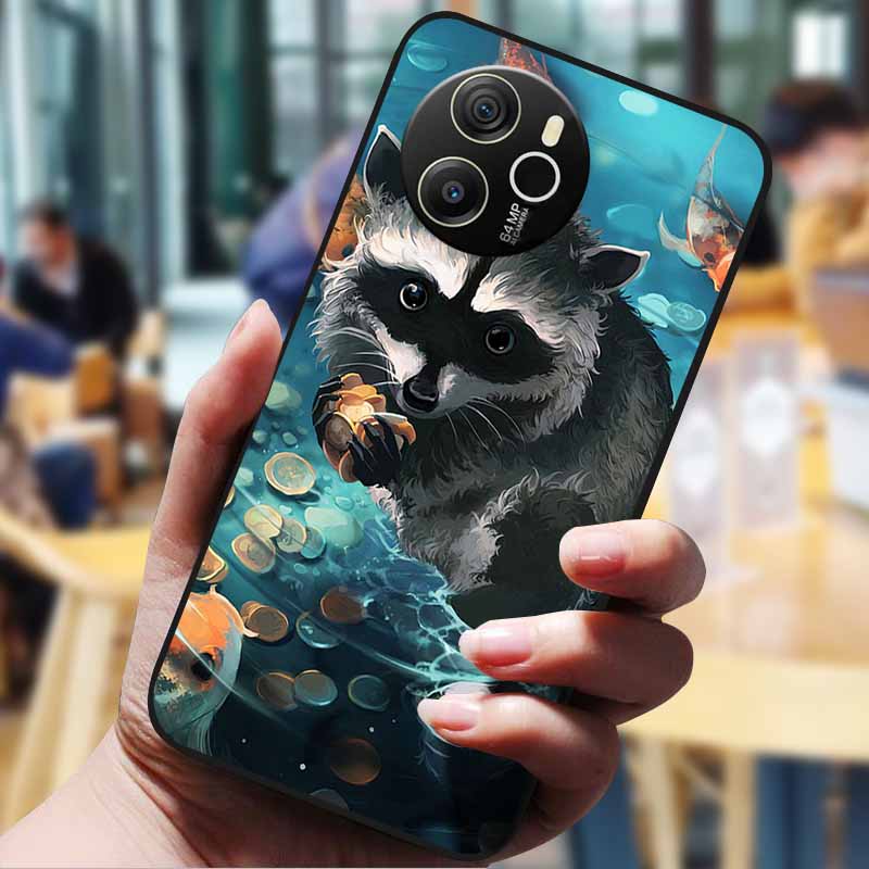 For Blackview Shark 8 Case 6.78" Cartoon Painted Cover Lovely Case Soft Silicone Protect Cover For Blackview Shark8 Cases Bumper