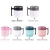 300mL Self Stirring Mug with Lid Thermal Induction Stirring Coffee Cup Electric Stainless Steel Self Mixing Coffee Cup for Coffee Milk Cocoa Hot