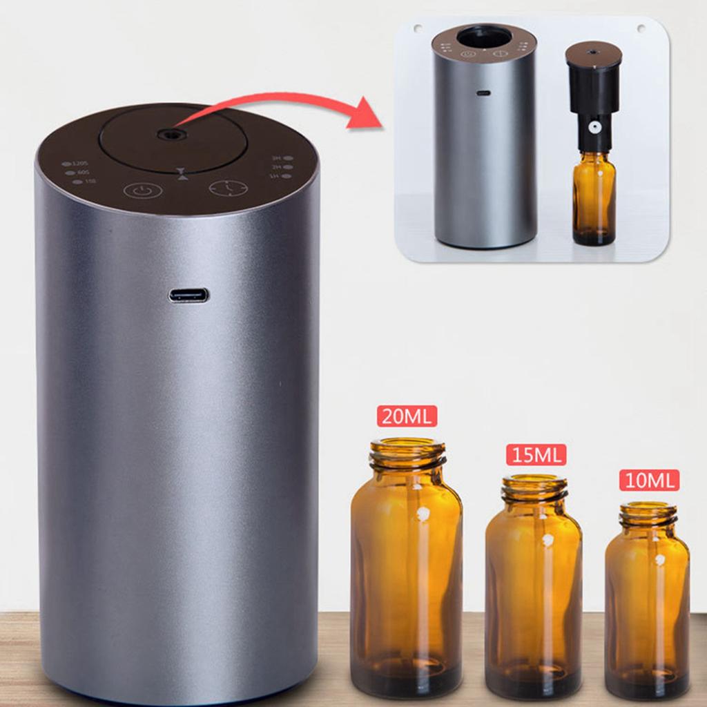 LITE-2X Essential Oil Diffuser Car Air Freshener Aroma Waterless USB Auto Aromatherapy Nebulizer Rechargeable For Home Yoga B