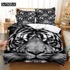New 3D Print Running Tiger Bedding Set Bedroom Soft Modern Bedspreads Comefortable Kids Duvet Cover Quilt Cover And Pillowcase