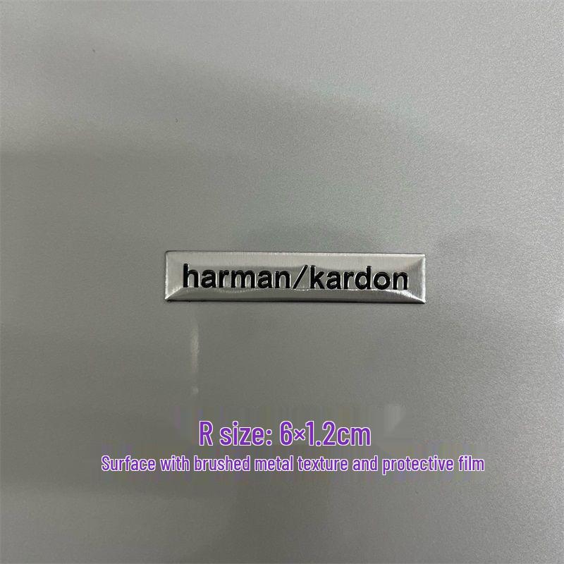 Dekorative Metallaufkleber für Auto-Audio-Lautsprecher von Bose, Harman Kardon, JBL.