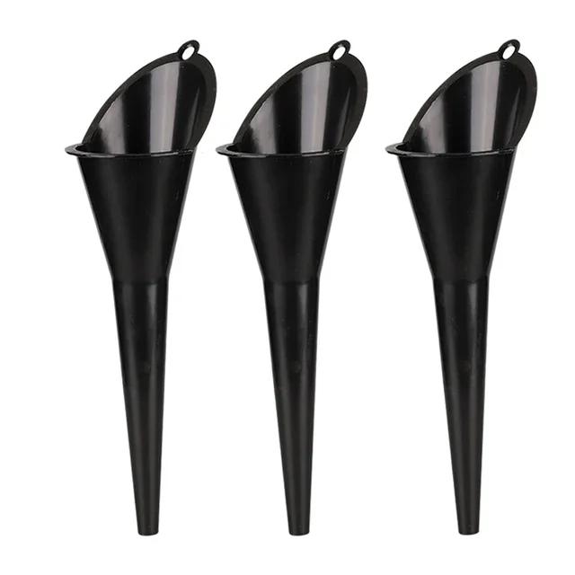 Auto Stelo Lungo Imbuto Benzina Olio Combustibile Strumenti di Riempimento Anti-Splash di Plastica Imbuto per Olio Strumenti di Rifornimento di Carburante Moto Accessori Auto