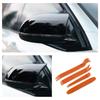 Car Rearview Mirror Cover Trim Car Assecories For BMW F25 X3 F26 X4 F15 X5 F16 X6 2014-2018 Bright Black Carbon Fiber
