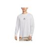 Dri-Fit FW24 Trail Round Neck Quick-Dry Удобная мягкая футболка с длинным рукавом для мужчин, топы белого цвета HJ3602-100