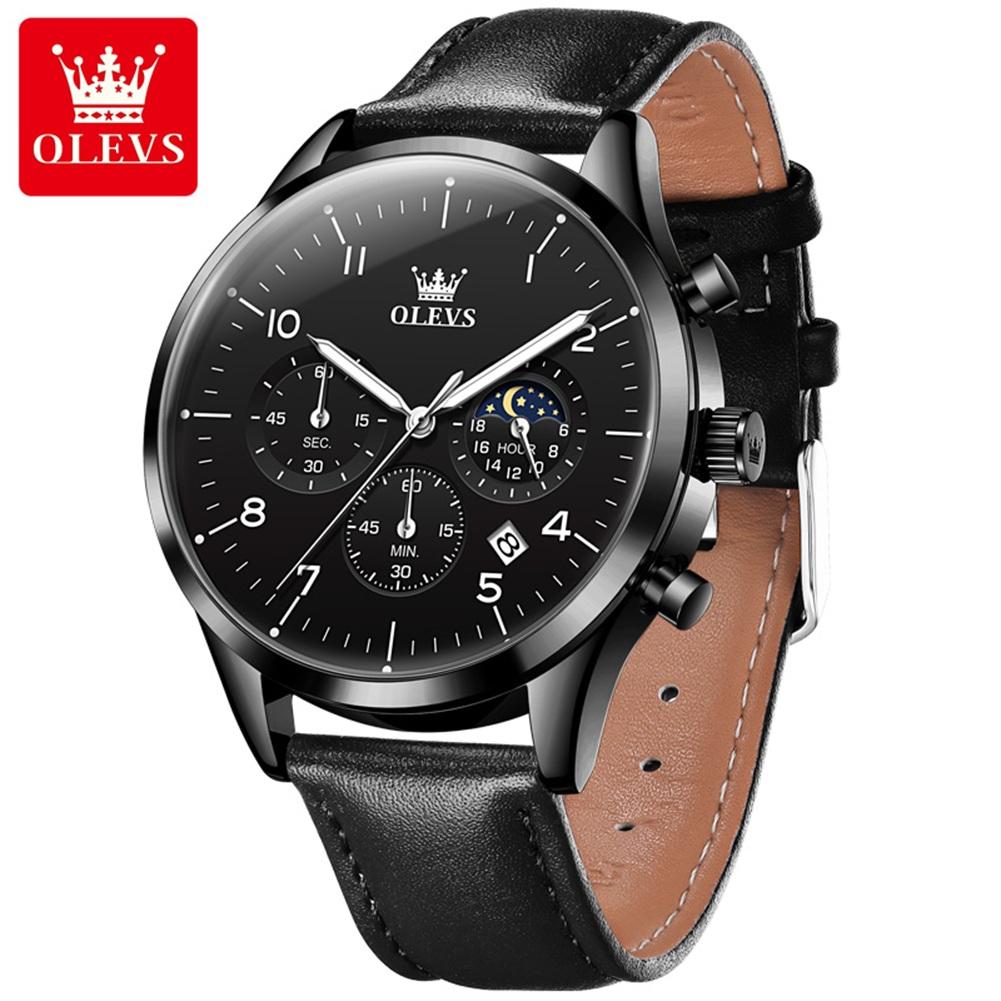 OLEVS Brand Watch Multifunctional Business Quartz Watch Luminous Trend Men's Watch 2882