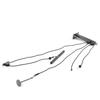 Fitness Wall Mount Stand Pulley Cable Attachment Arm Strength Trainning Workout Equipmen