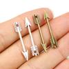 40 Stück Pfeil Anhänger 30x5mm Legierungsmetall DIY Schmuckherstellung Zubehör Komponenten für Ohrringe Halsketten Armbänder