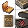 Halloween Decoration Spell Book Decorative Gothic Spooky Prop with Sound Lights for Shelves