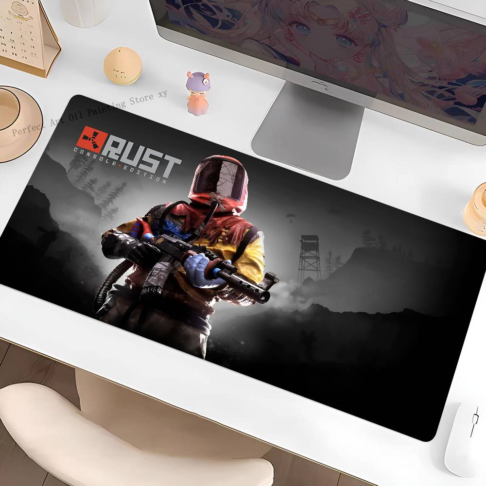 Rust The Game Mousepad Large Keyboard Desk Mat Gaming Mouse Pad LockEdge Non-slip Mat