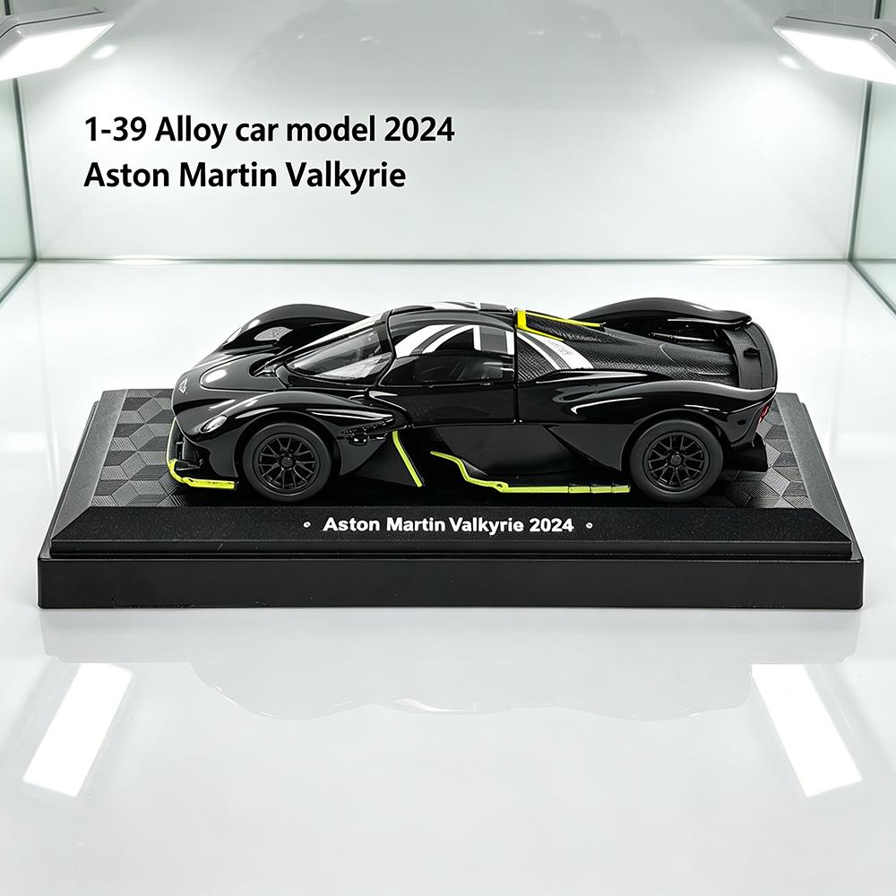 1/39 Legierungsauto-Modell Aston Martin Valkyrie 2024 Die-Cast Sammlung mit exquisitem Innenraum Spielzeug Exklusive Farbbox