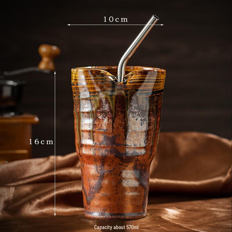 Artisan Kiln-Glazed Ceramic Mug