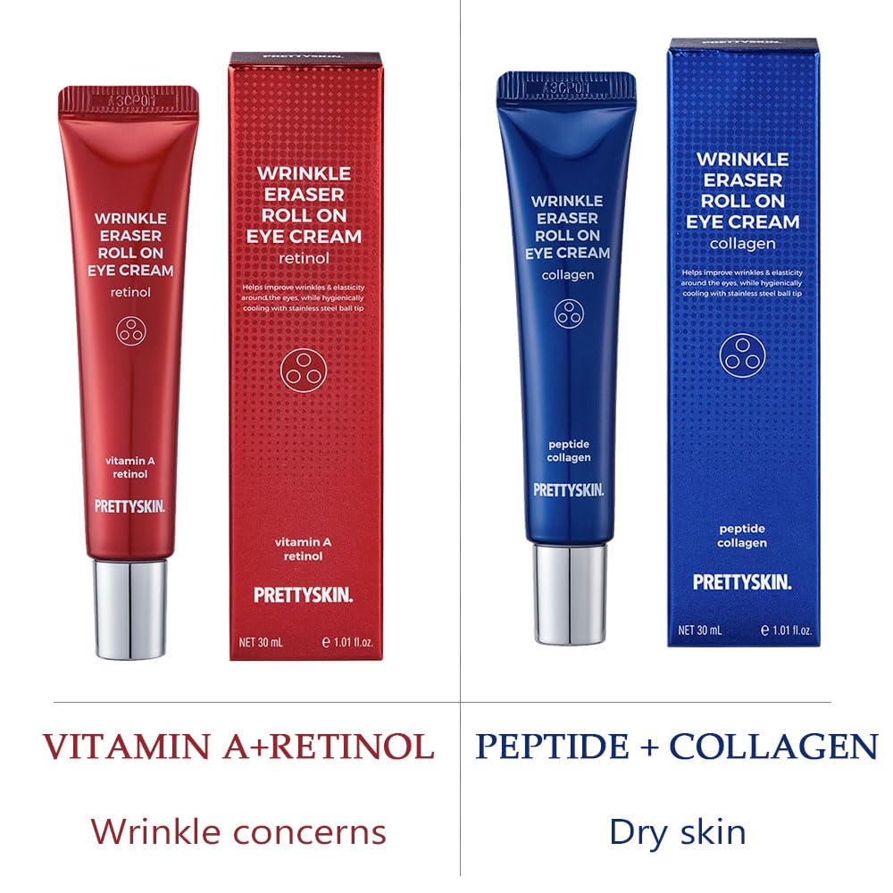 PRETTYSKIN Крем для глаз ролик от морщин Ретинол 30 мл