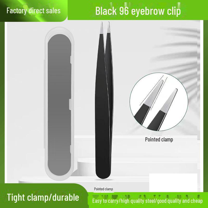 Pince à épiler de précision 96 pièces pour sourcils, barbe, cils et épilation - Outil unisexe