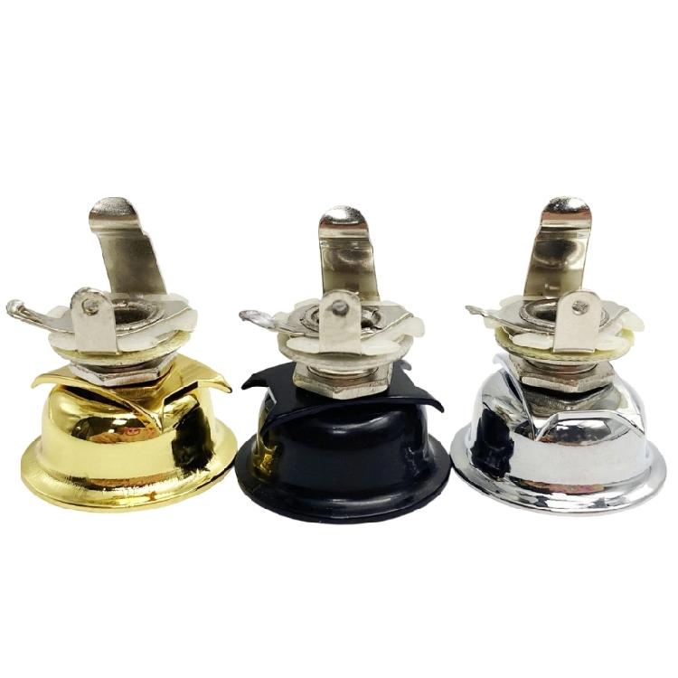 Mono Output Jacks Socket Guitar Connector Guitar Accessories Metal Texture Present for Electric Guitar/Bass Enthusiasts