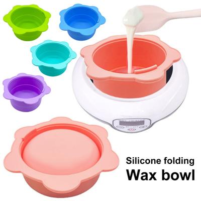 Wax Warmer Liner Flower Shape Storage Easy To Demold Universal Reusable Silicone Wax Warmer Liner Salon Supplies