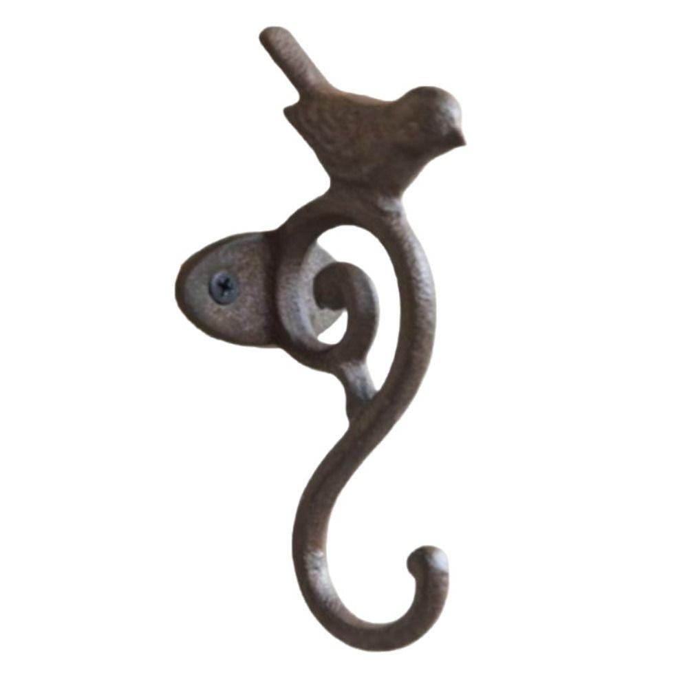 Rust Proof Coating Cast Iron Wall Hook Wall Mounted Coat Hook  Indoor Outdoor Decor
