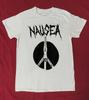 Collection Nausea Band Short Sleeve Heavy Cotton White T Shirt S-5XL BT576 Unisex T-Shirt