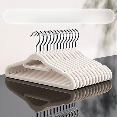 Naujas aksominis pakabukas Drabužių organizatorius Neslystantis pakabukas Džiovykla Taupantis vietą spintoje, 10 vnt. 42 cm