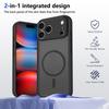 Luxury Frosted Phone Case For iPhone 17 16 15 14 13 12 Pro Max Plus 17 Air For Magsafe Matte Transparent Magnetic Cover