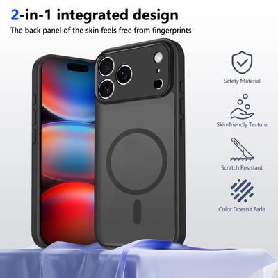 Luxuriöse, mattierte Handyhülle für iPhone 17 16 15 14 13 12 Pro Max Plus 17 Air Für Magsafe Matte Transparente Magnetische Hülle