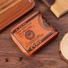 Men'S Wallets with 100 US Dollar Pattern Hasp Male Leather Wallet with Zipper Card Holder Coin Pocket Purse Cartera Hombre